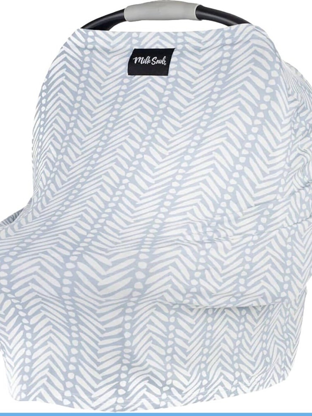 Milk Snob Light Gray Patterned 5-in-1 Car Seat Cover